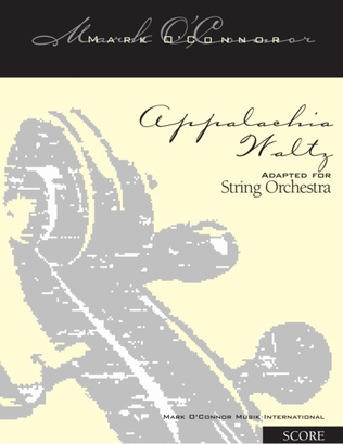 Book cover for Appalachia Waltz (score -string orchestra)