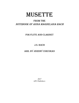 Book cover for Musette for Flute and Clarinet