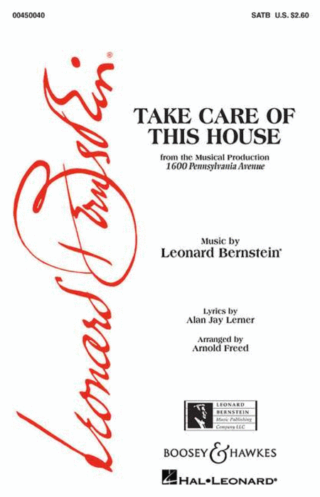 Take Care Of This House SATB