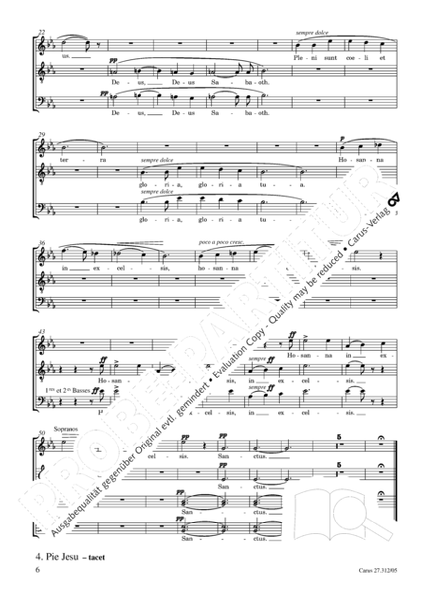 Requiem. Version for symphony orchestra (Requiem. Fassung fur Sinfonieorchester)