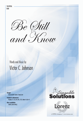 Book cover for Be Still and Know