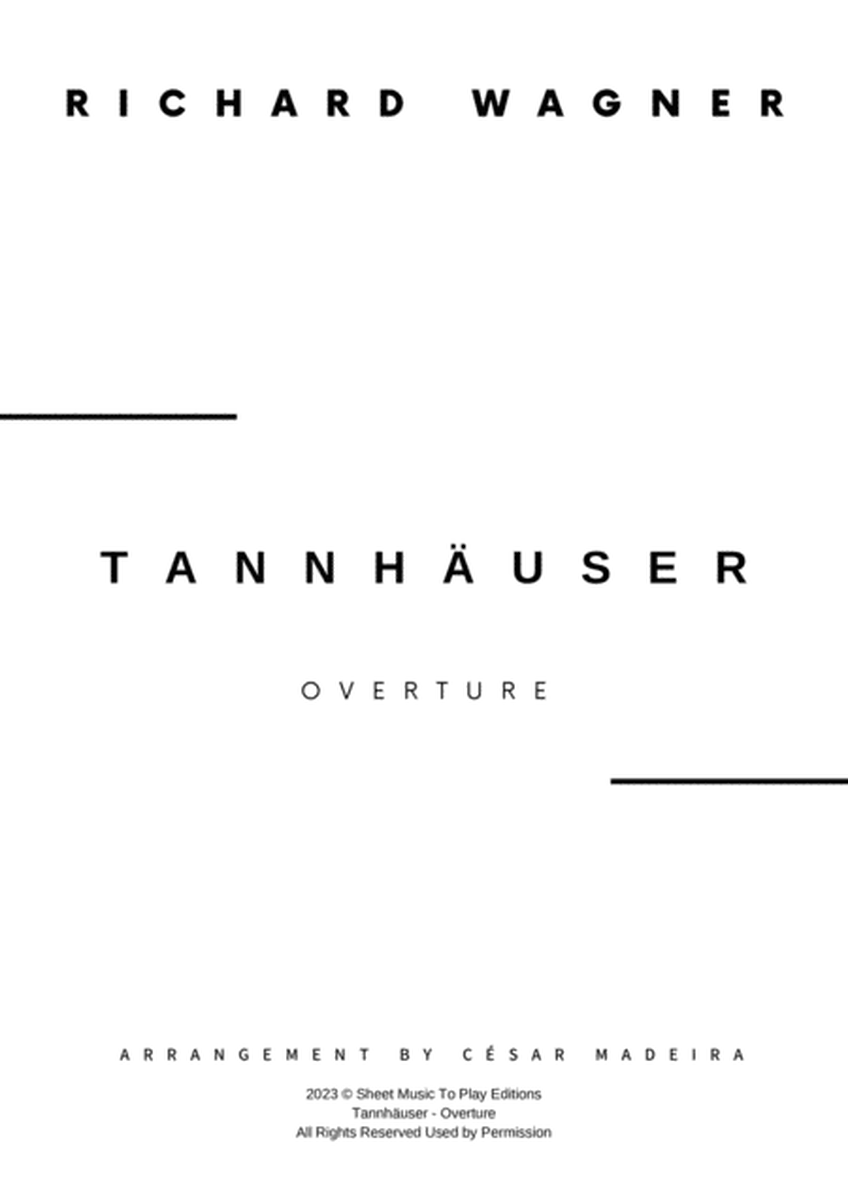 Tannhäuser (Overture) - Viola Quartet (Full Score) - Score Only image number null