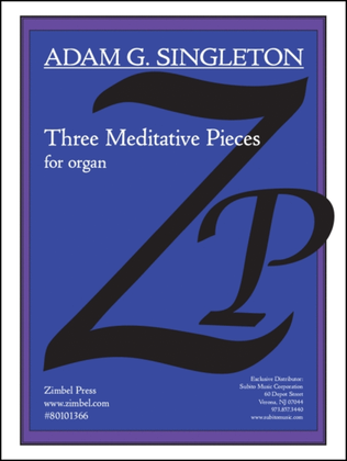 Book cover for Three Meditative Pieces