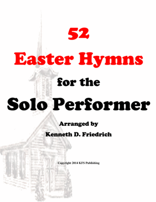 Book cover for 52 Easter Hymns for the Solo Performer - horn