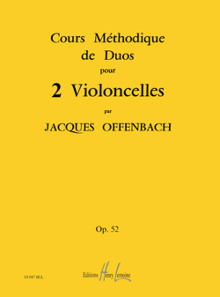 Cours methodique de duos pour deux violoncelles Op. 52