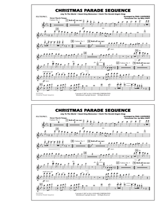 Book cover for Christmas Parade Sequence - Flute/Piccolo