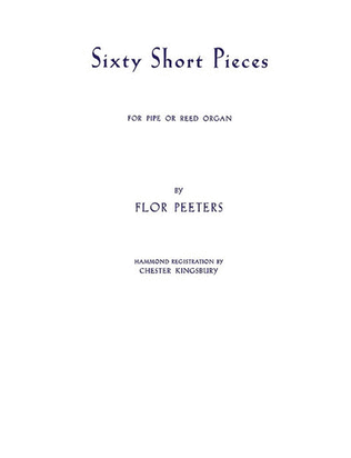 Sixty Short Pieces