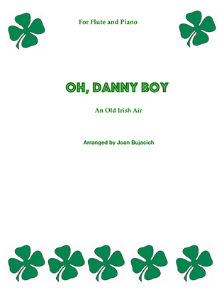 Book cover for Oh, Danny Boy , Flute and Piano, arranged by Joan Bujacich ( in C )