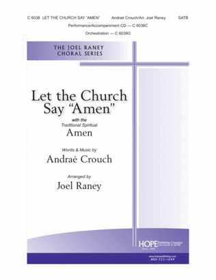 Book cover for Let the Church Say "Amen" with Amen