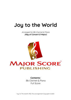 Book cover for Joy to the World - Clarinet & Piano (Concert D Major)