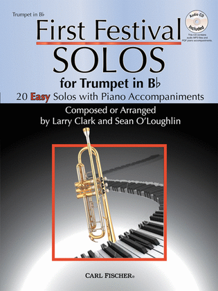 Book cover for First Festival Solos for Trumpet