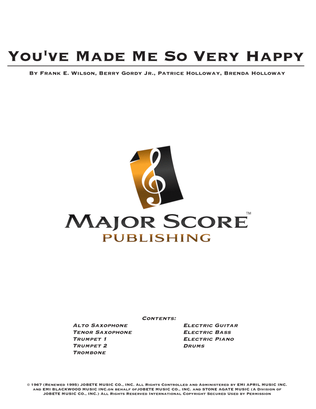 Book cover for You've Made Me So Very Happy