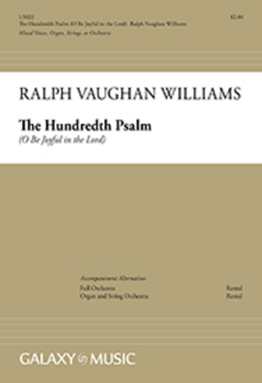Book cover for The Hundredth Psalm (O Be Joyful in the Lord)