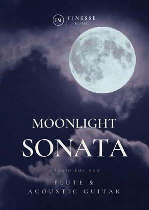 Moonlight Sonata for Flute + Acoustic Guitar (duet)