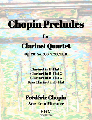 Chopin Preludes for Clarinet Quartet