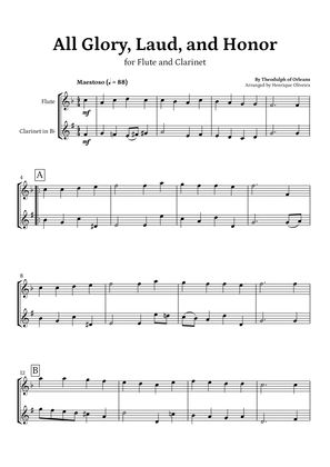All Glory, Laud, and Honor (for Flute and Clarinet) - Easter Hymn