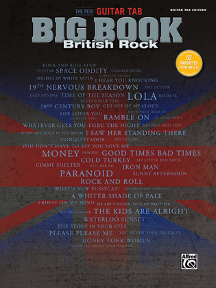 Book cover for The New Guitar Big Book of Hits -- British Rock