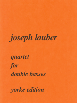 Book cover for Quartet For Double Basses