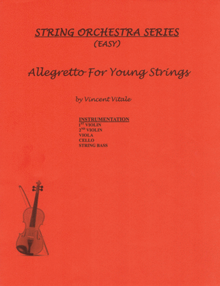 Book cover for ALLEGRETTO FOR YOUNG STRINGS