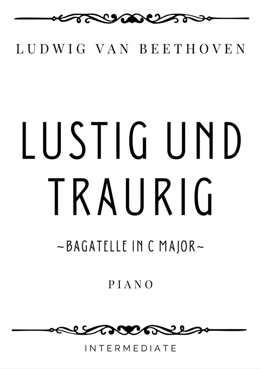 Beethoven - Lustig und Traurig (Bagatelle in C Major) - Intermediate image number null