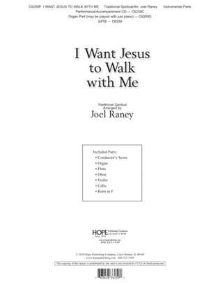 Book cover for I Want Jesus to Walk with Me