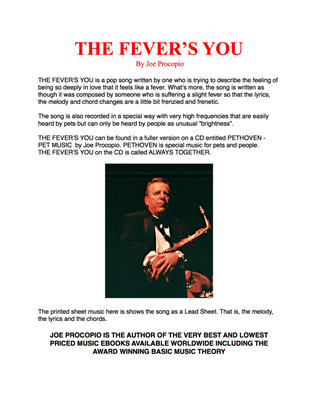 Book cover for THE FEVER'S YOU