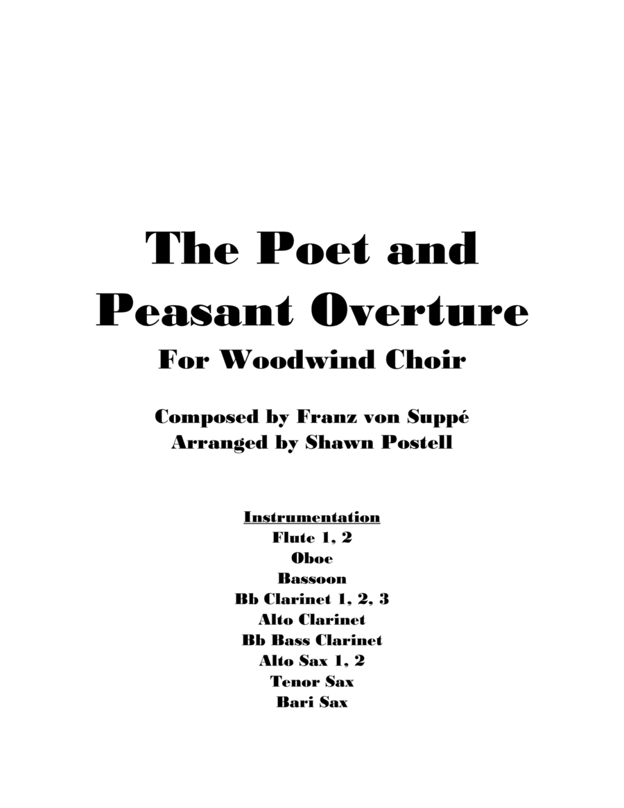 The Poet and Peasant Overture