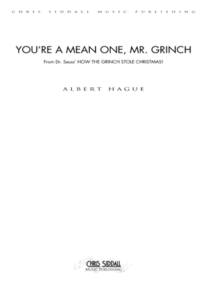 Book cover for You're A Mean One, Mr. Grinch