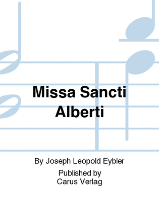 Book cover for Missa Sancti Alberti