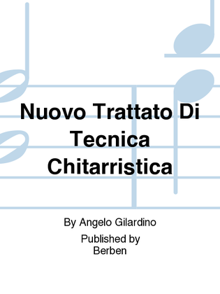 Book cover for Nuovo trattato di tecnica chitarristica