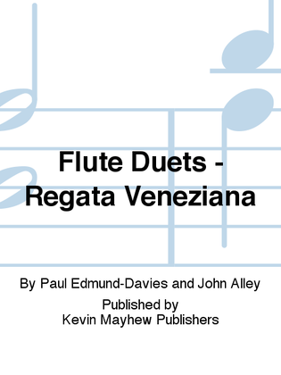 Book cover for Flute Duets - Regata Veneziana