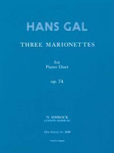 Three Marionettes op. 74
