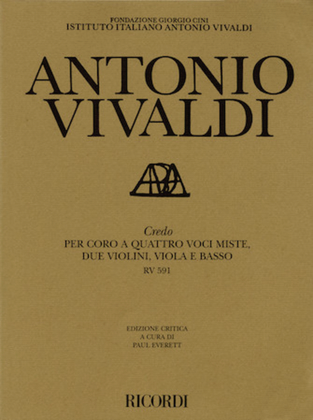 Book cover for Credo RV591