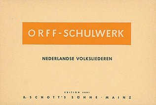 Book cover for Nederlandse Volksliederen
