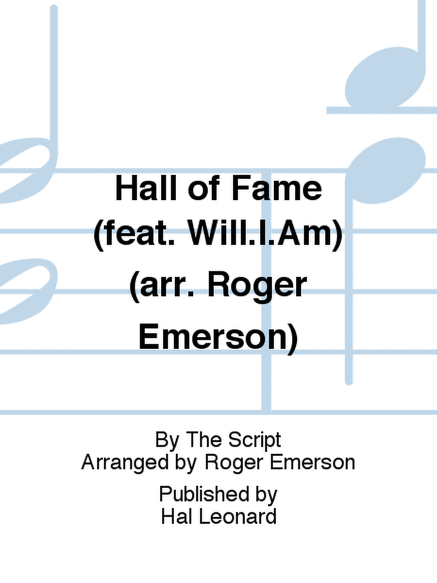 Hall of Fame (feat. Will.I.Am) (arr. Roger Emerson) image number null