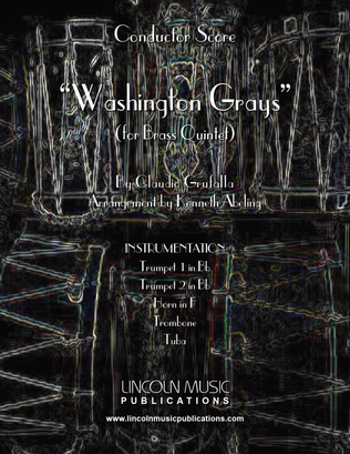 Washington Grays March (for Brass Quintet)