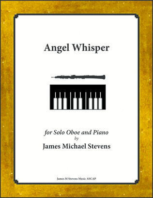 Book cover for Angel Whisper - Oboe & Piano