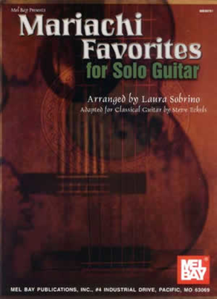 Book cover for Mariachi Favorites for Solo Guitar