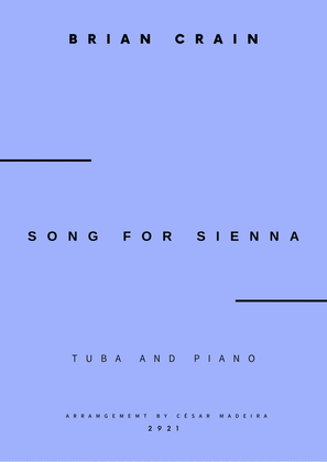 Book cover for Song For Sienna