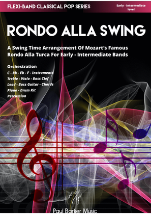 Book cover for Mozart's Rondo Alla Swing (Flexible Instrumentation)