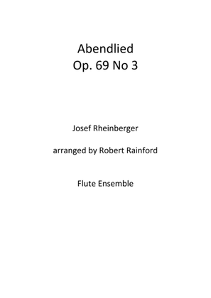 Book cover for Abendlied op 69 no 3