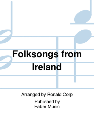 Book cover for Folksongs from Ireland