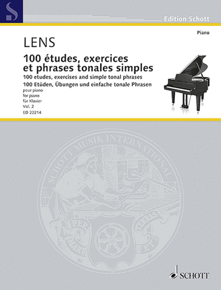 100 etudes, exercises and simple tonal phrases