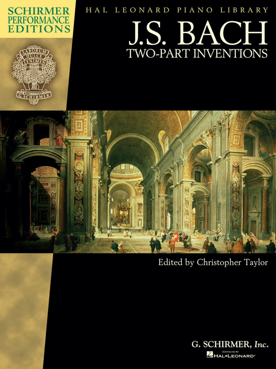 Johann Sebastian Bach : Two-part Inventions - Piano - Schirmer Performance Editions Book Only