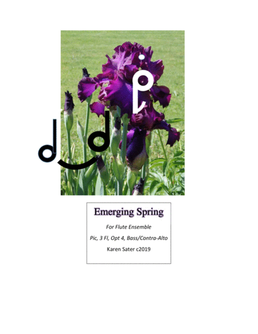 Emerging Spring (for Flute Ensemble) image number null