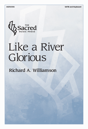 Book cover for Like a River Glorious