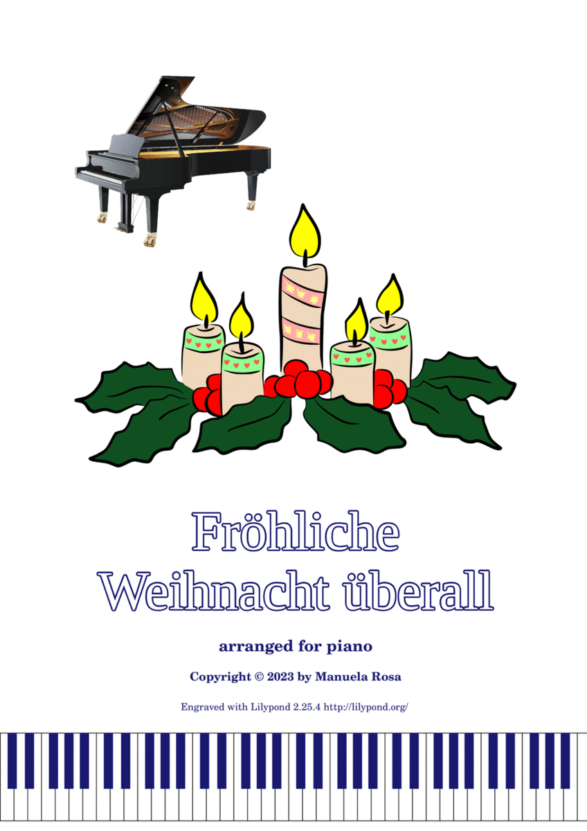 Fröhliche Weihnacht überall (easy piano) image number null