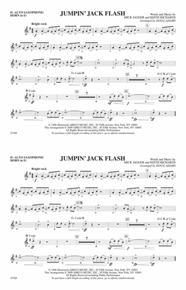 Jumpin' Jack Flash: E-flat Alto Saxophone