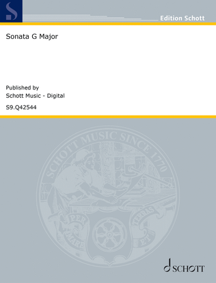 Book cover for Sonata G Major