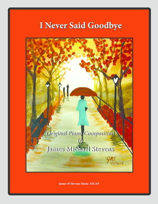 Book cover for I Never Said Goodbye